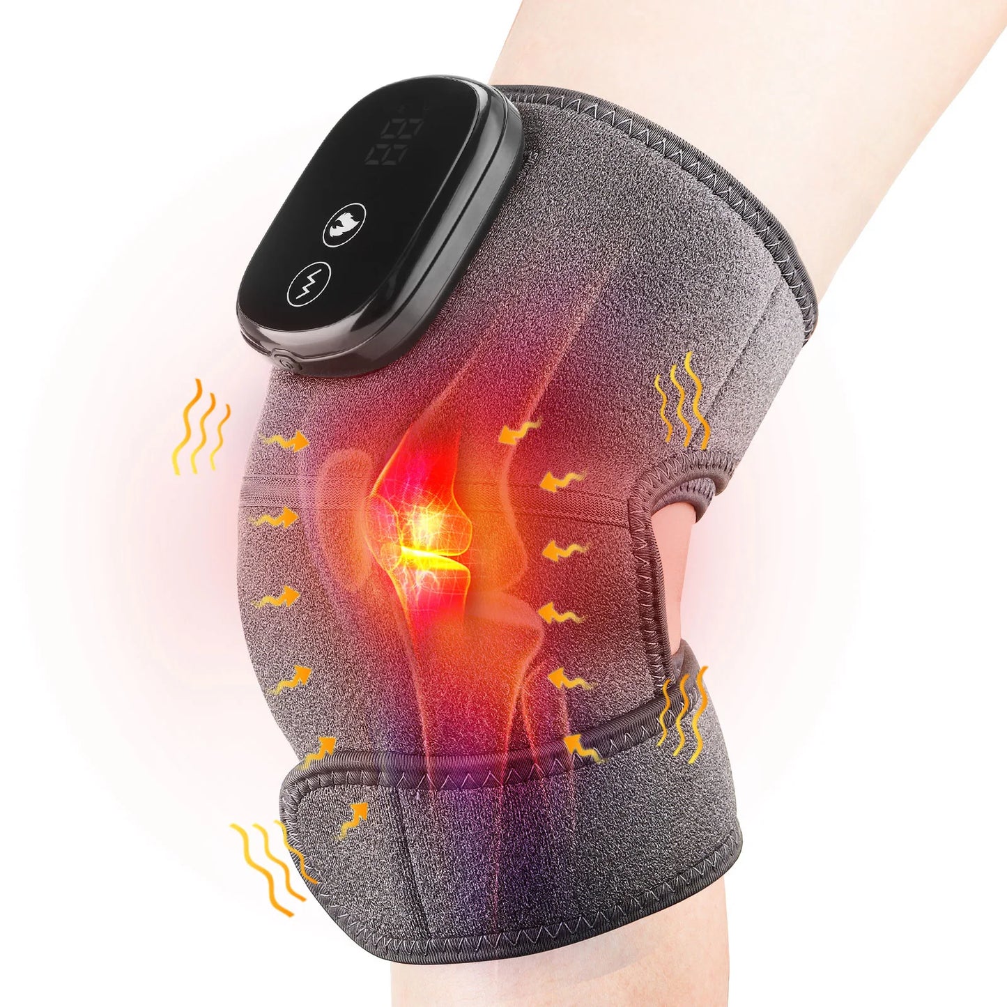Electric Heating Shoulder & Knee Brace with Vibration & LED Display