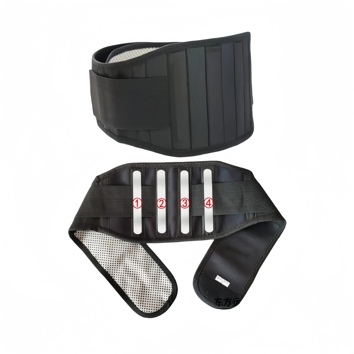 Adjustable Tourmaline Self-Heating Magnetic Therapy Waist Support Belt