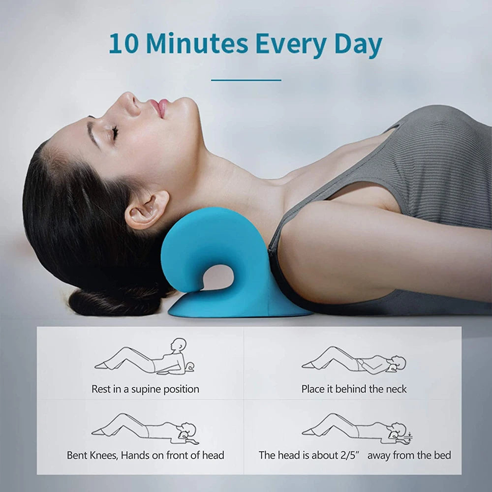 Neck Shoulder Stretcher Cervical Pillow