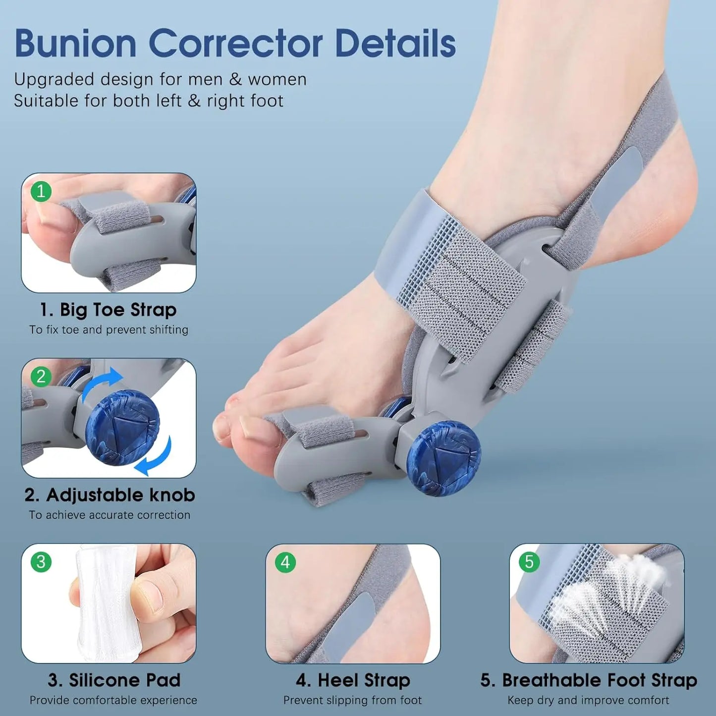 Big Bone Toe Bunion Splint Straightener
