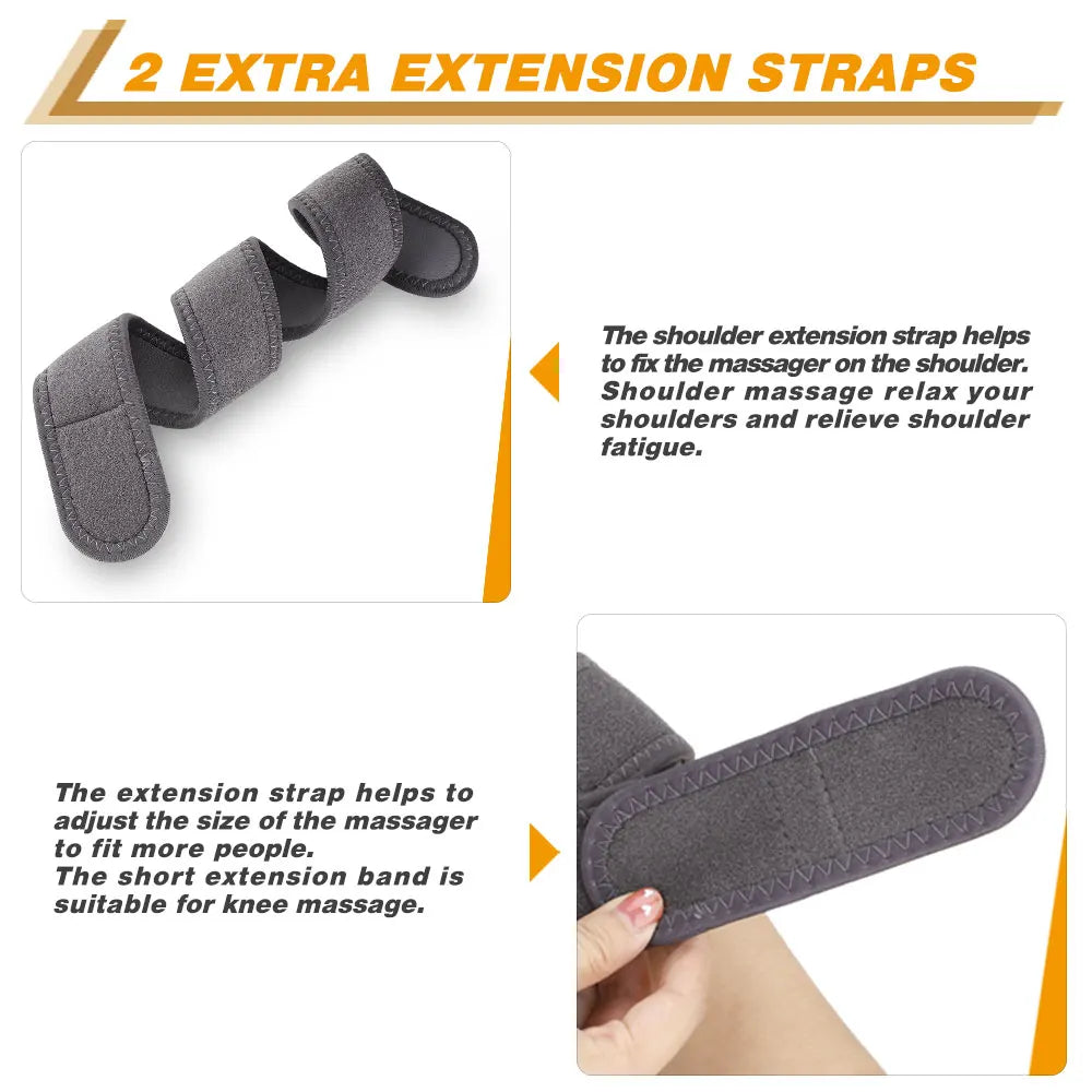 Electric Heating Shoulder & Knee Brace with Vibration & LED Display