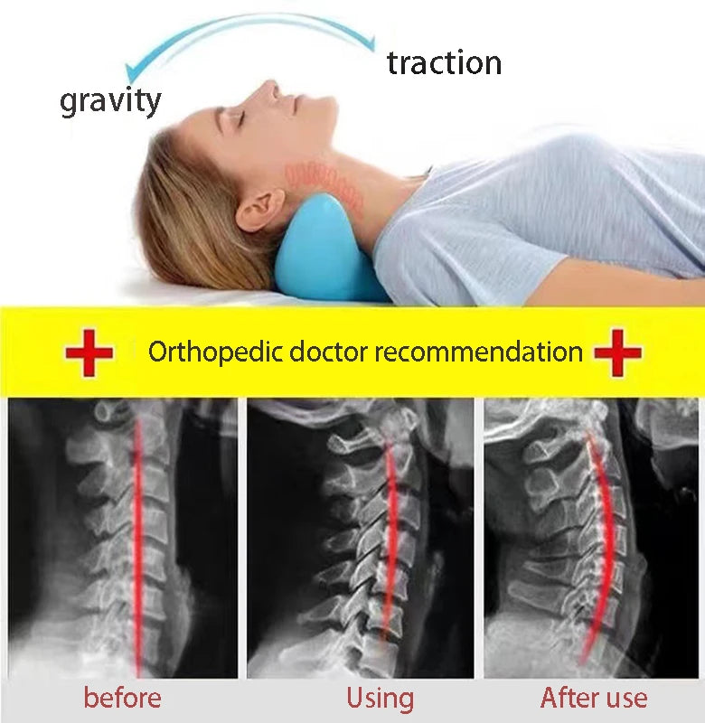 Neck Shoulder Stretcher Cervical Pillow