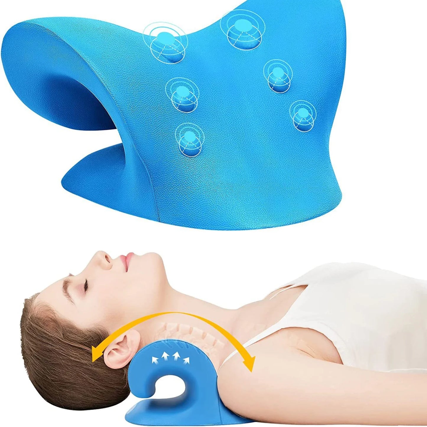 Neck Shoulder Stretcher Cervical Pillow