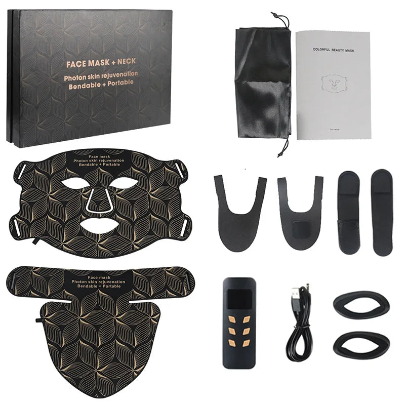 LED Facial Mask with Neck