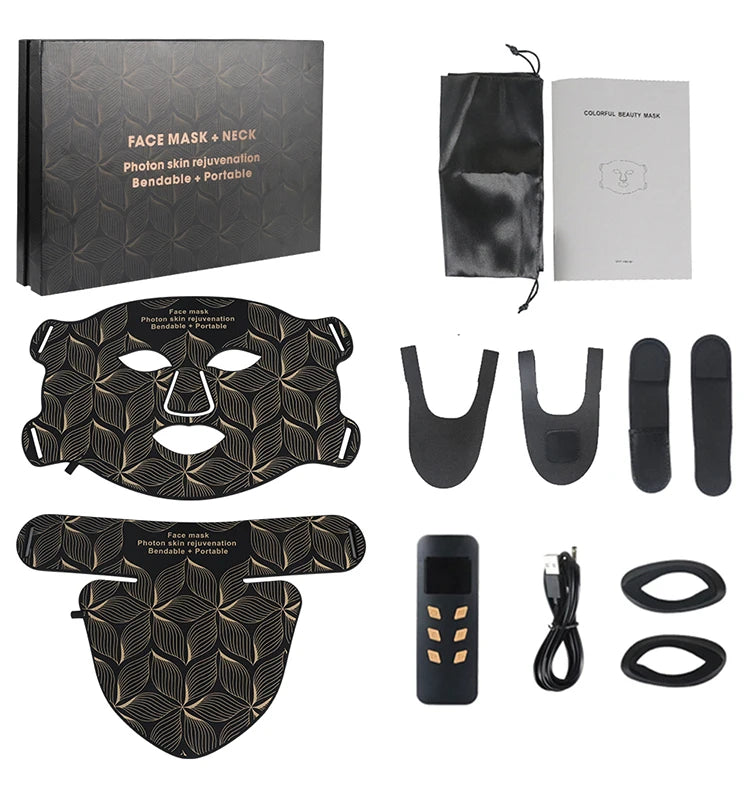 LED Facial Mask with Neck