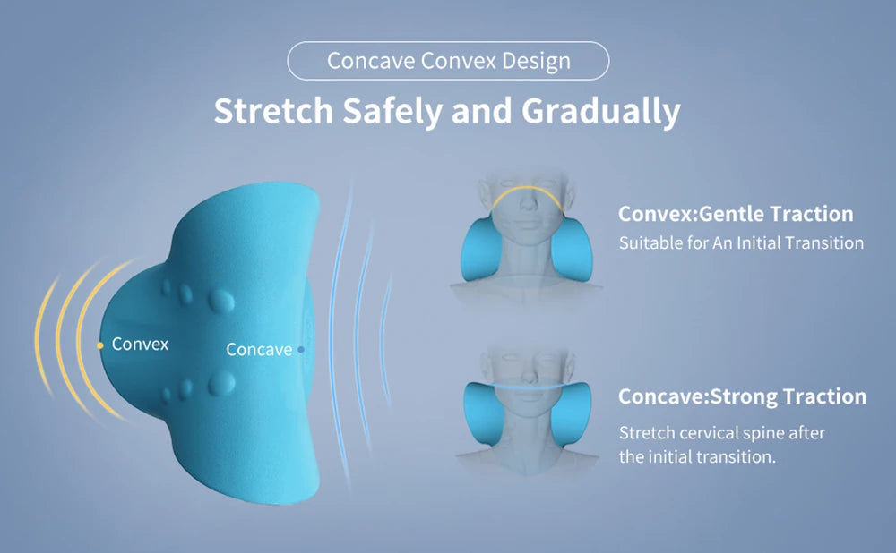 Neck Shoulder Stretcher Cervical Pillow