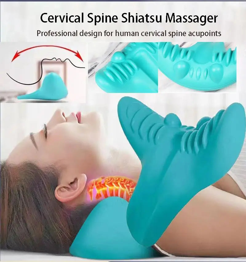 Neck Shoulder Stretcher Cervical Pillow