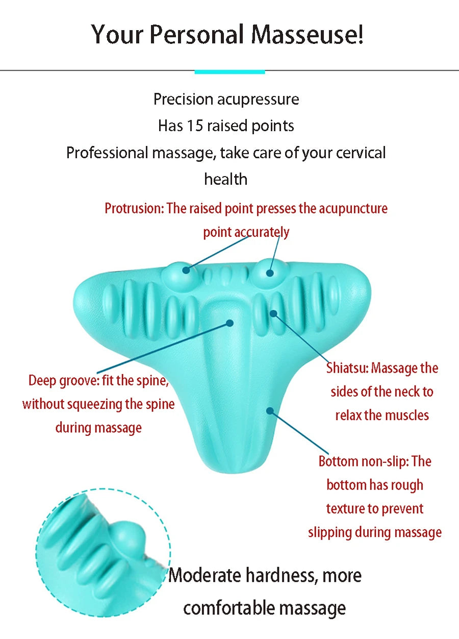 Neck Shoulder Stretcher Cervical Pillow