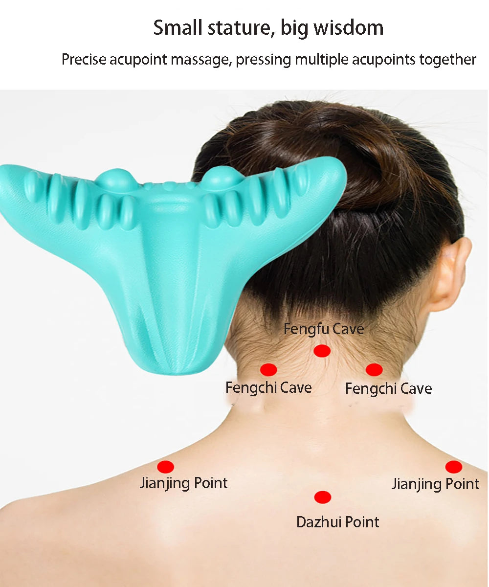 Neck Shoulder Stretcher Cervical Pillow