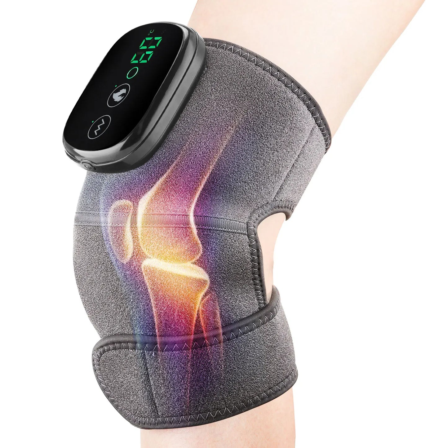 Electric Heating Shoulder & Knee Brace with Vibration & LED Display
